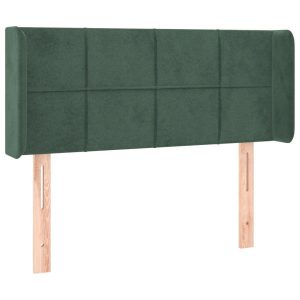 Wezgłowie Zielony 83 x 16 x 78/88 cm Aksamit vidaXL 313577 Wezgłowie Zielony 83 x 16 x 78/88 cm Aksamit vidaXL 313577