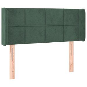Wezgłowie Zielony 83 x 16 x 78/88 cm Aksamit vidaXL 379991 Wezgłowie Zielony 83 x 16 x 78/88 cm Aksamit vidaXL 379991