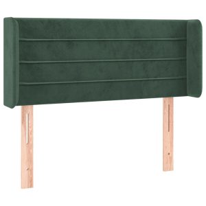 Wezgłowie Zielony 83 x 16 x 78/88 cm Aksamit vidaXL 529356 Wezgłowie Zielony 83 x 16 x 78/88 cm Aksamit vidaXL 529356