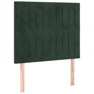 Wezgłowie Zielony 90 cm Aksamit Wysoki vidaXL 379814 Wezgłowie Zielony 90 cm Aksamit Wysoki vidaXL 379814