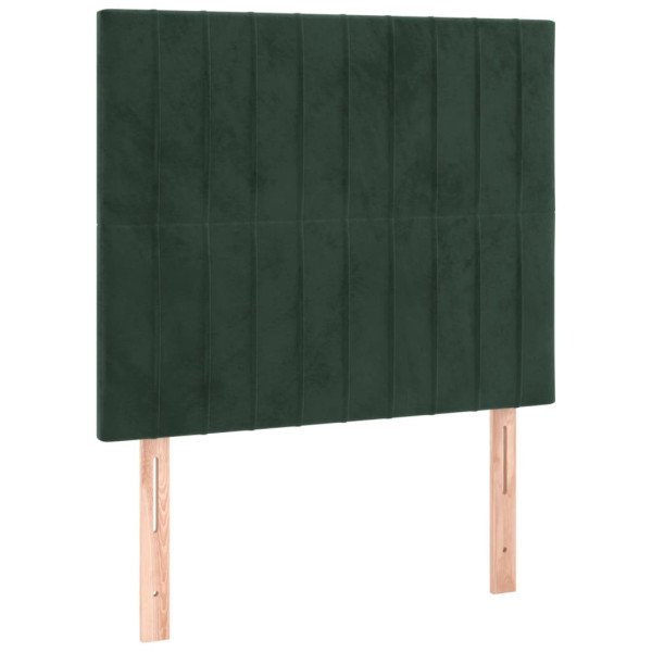 Wezgłowie Zielony 90 cm Aksamit Wysoki vidaXL 379814