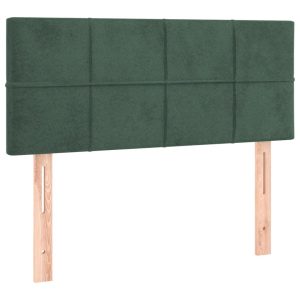 Wezgłowie Zielony 90 x 5 x 78/88 cm Aksamit vidaXL 523109 Wezgłowie Zielony 90 x 5 x 78/88 cm Aksamit vidaXL 523109