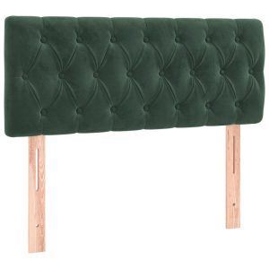 Wezgłowie Zielony 90 x 7 x 78/88 cm Aksamit vidaXL 523120 Wezgłowie Zielony 90 x 7 x 78/88 cm Aksamit vidaXL 523120