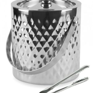 Wiaderko do lodu 1.5L z podwójną scianką KINGHOFF 958321 Wiaderko do lodu 1.5L z podwójną scianką KINGHOFF 958321
