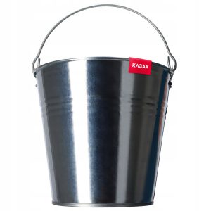 Wiadro Ogrodowe Wiaderko Ocynkowane Metalowe 10 L 123883