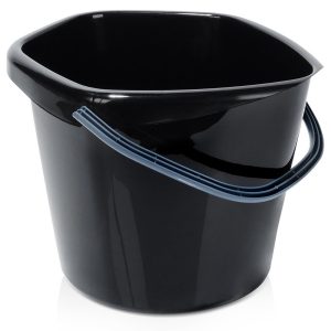 Wiadro plastikowe czarne 10 l 776743 Wiadro plastikowe czarne 10 l 776743