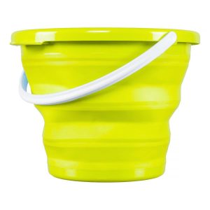 Wiadro składane 10L zielone z tworzywa sztucznego 622812 Wiadro składane 10L zielone z tworzywa sztucznego 622812
