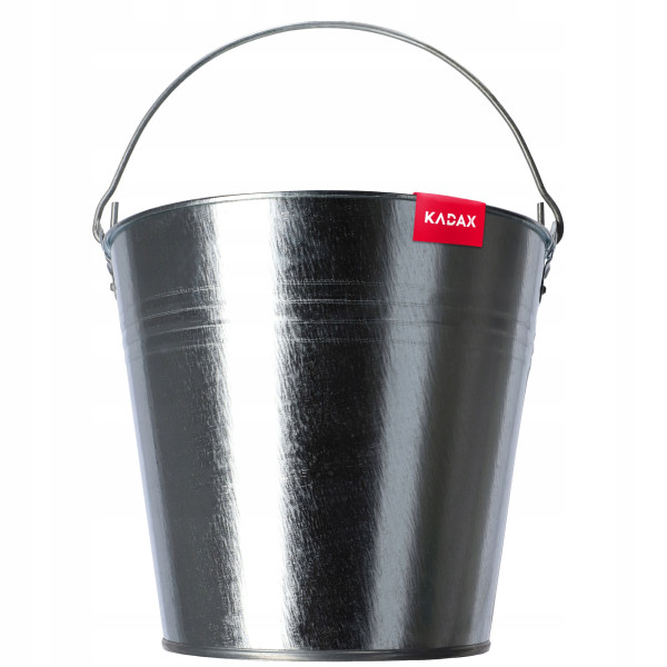 Wiadro Wiaderko Ogrodowe Ocynkowane Metalowe 12 L 123882