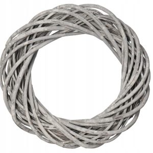 Wianek Wiklinowy Szary 40 Cm Wiklina Gruby 802562