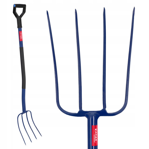 Widły Do Siana 4-Zębne Metalowy Trzonek 130 cm 116063