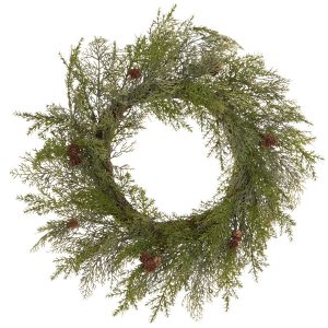 Wieniec świąteczny 70 cm zielony 691664 Wieniec świąteczny 70 cm zielony 691664