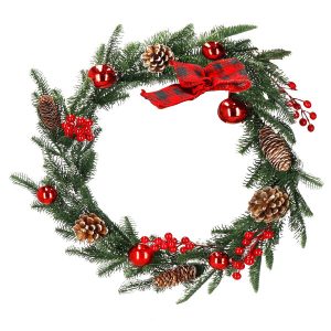 Wieniec świąteczny ozdoba na drzwi wianek 150 cm 373619 Wieniec świąteczny ozdoba na drzwi wianek 150 cm 373619