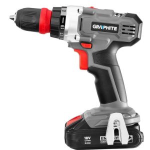Wiertarko-wkrętarka akumulatorowa 1/4″ + adaptery GRAPHITE 145166 Wiertarko-wkrętarka akumulatorowa 1/4″ + adaptery GRAPHITE 145166