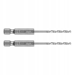 Wiertła do metalu Hex 2.5mm, 2 szt. zestaw wierteł GRAPHITE 384291 Wiertła do metalu Hex 2.5mm, 2 szt. zestaw wierteł GRAPHITE 384291