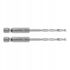 Wiertła do metalu Hex 3mm, 2 szt. zestaw wierteł GRAPHITE 384267 Wiertła do metalu Hex 3mm, 2 szt. zestaw wierteł GRAPHITE 384267