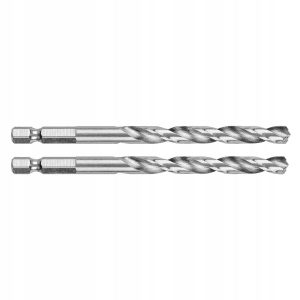 Wiertła do metalu Hex 6,5mm, zestaw wierteł 2 szt. GRAPHITE 384280 Wiertła do metalu Hex 6,5mm, zestaw wierteł 2 szt. GRAPHITE 384280