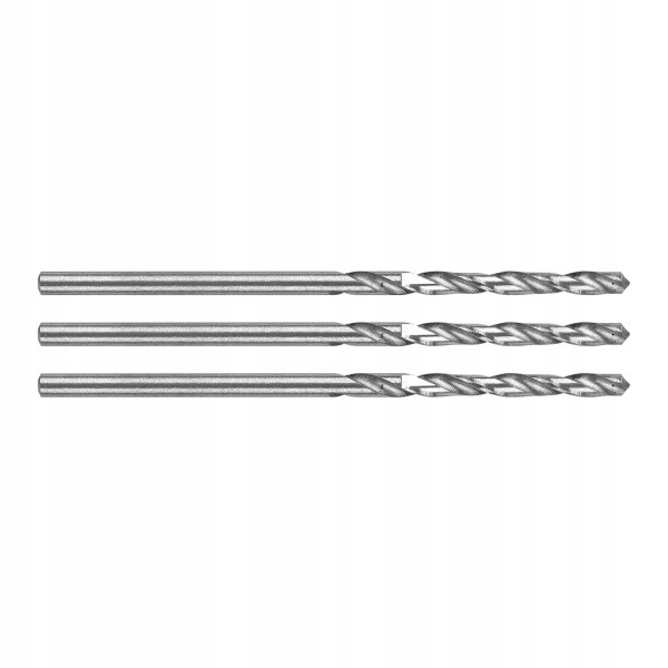 Wiertła do metalu HSS, DIN 338, 1,5mm, zestaw wierteł 3szt. 384249
