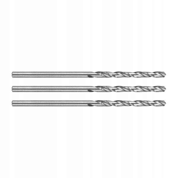 Wiertła do metalu HSS, DIN 338, 2mm, zestaw wierteł 3szt. 384288