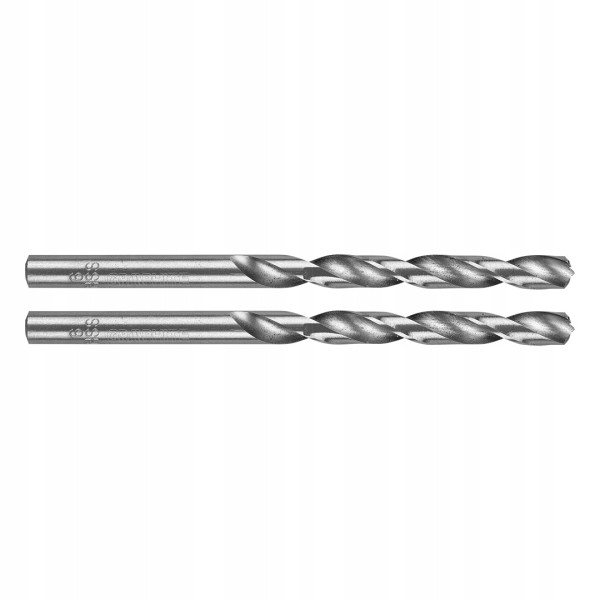 Wiertła do metalu HSS, DIN 338, 6mm, zestaw wierteł 2szt. 384281