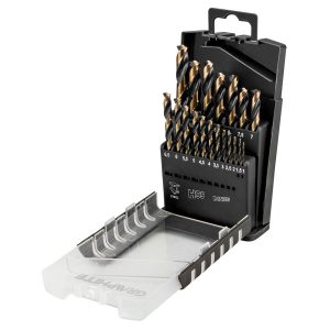 Wiertła HSS-CNC 124° 1.0-10.0 mm 19szt. GRAPHITE 55H089 156736 Wiertła HSS-CNC 124° 1.0-10.0 mm 19szt. GRAPHITE 55H089 156736