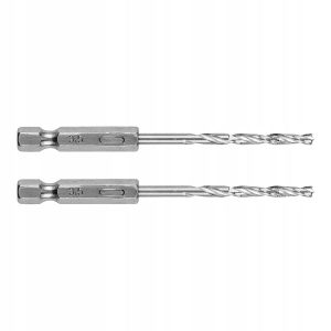 Wiertło do metalu Hex 3.5mm, 2 szt. zestaw wierteł GRAPHITE 384287 Wiertło do metalu Hex 3.5mm, 2 szt. zestaw wierteł GRAPHITE 384287