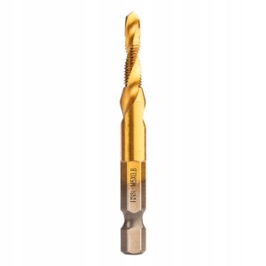 Wiertło gwintujące HSS TiN, M5x0,8 mm, Hex, gwintownik do gwintowania NEO 634054 Wiertło gwintujące HSS TiN, M5x0,8 mm, Hex, gwintownik do gwintowania NEO 634054
