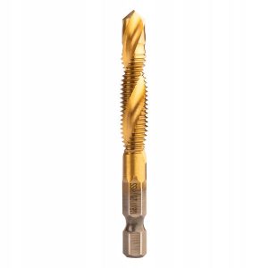 Wiertło gwintujące HSS TiN, M8x1,25 mm, Hex,gwintownik do gwintowania NEO 634055 Wiertło gwintujące HSS TiN, M8x1,25 mm, Hex,gwintownik do gwintowania NEO 634055
