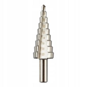 Wiertło stopniowe stożkowe choinkowe 4-20mm drewna plastiku 414850