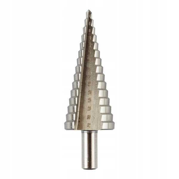 Wiertło stopniowe stożkowe choinkowe 4-32mm drewna plastiku 414849