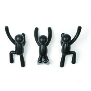 Wieszak Buddy czarny 87378