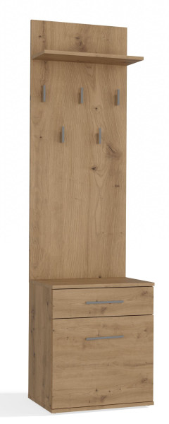 Wieszak DUO szafka na buty dąb artisan stylowa 78544