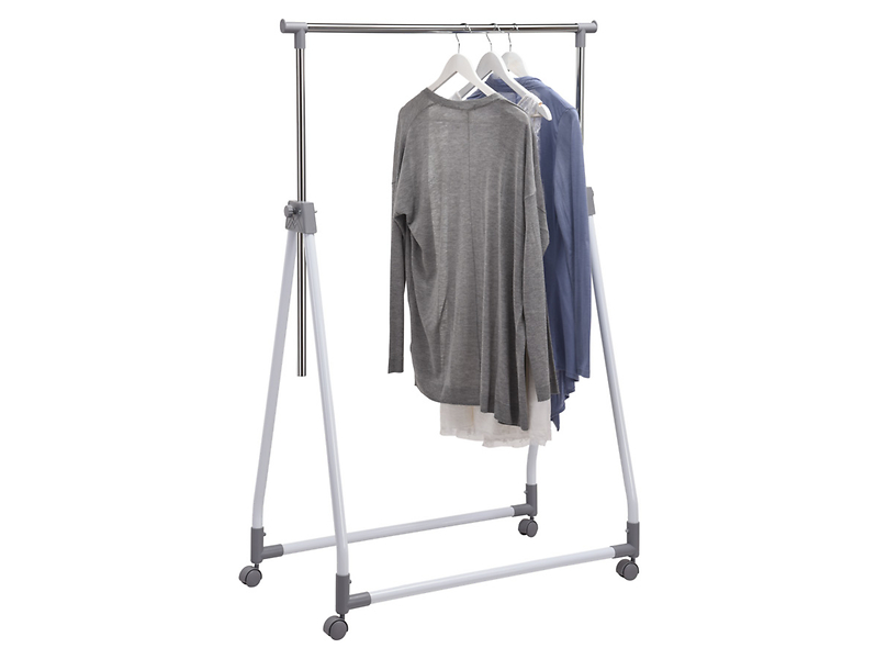Wieszak Elena 92 cm mobilny i regulowany biały 704772