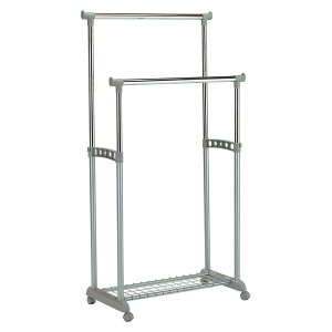 Wieszak Elisa 85 cm podwójny mobilny szary 704773 Wieszak Elisa 85 cm podwójny mobilny szary 704773
