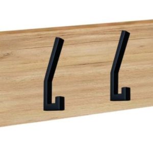 Wieszak Fala 15X50 Dąb Craft Złoty/Czarny 50X5X15 Cm 949153 Wieszak Fala 15X50 Dąb Craft Złoty/Czarny 50X5X15 Cm 949153
