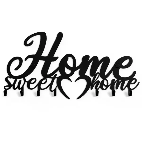 Wieszak „Home Sweet Home” na klucze, ubrania, biżuterie, ozdobny 1szt 571008