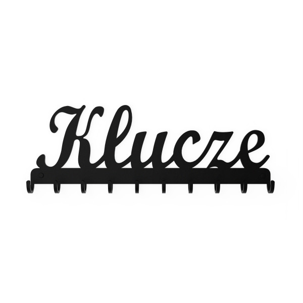 Wieszak „Klucze” na klucze, biżuterie, ozdobny czarna struktura 1szt 649905