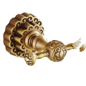 Wieszak łazienkowy na ręczniki retro CECEA szczotkowany mosiądz 771637 Wieszak łazienkowy na ręczniki retro CECEA szczotkowany mosiądz 771637