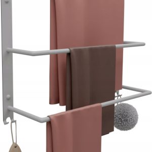 Wieszak Łazienkowy na ręczniki Ścienny Drabinka 40 cm POTRÓJNY Loft Biały 958305 Wieszak Łazienkowy na ręczniki Ścienny Drabinka 40 cm POTRÓJNY Loft Biały 958305