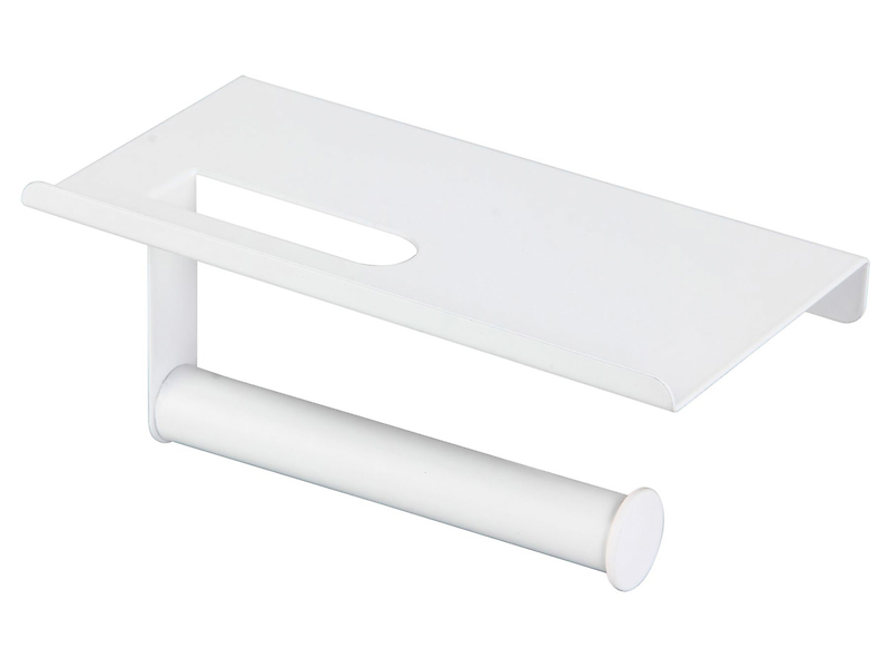Wieszak na papier toaletowy Spare metalowy biały 50361