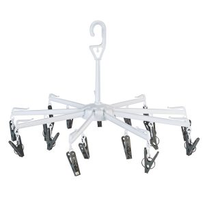 Wieszak Na Pranie Parasol składany Szary Mały Wytrzymały 235284 Wieszak Na Pranie Parasol składany Szary Mały Wytrzymały 235284