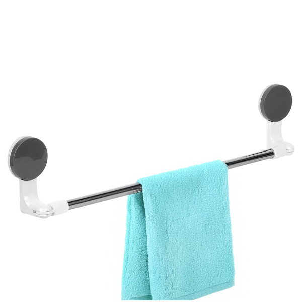 Wieszak na ręczniki Bathroom Solutions stalowy na przyssawki łazienkowy 782390