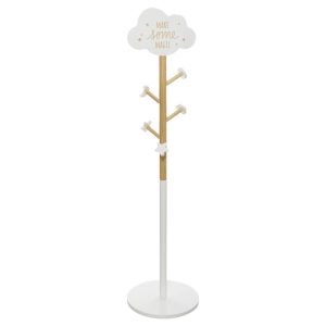 Wieszak na ubrania dla dziecka, MDF, 135,5 cm, z chmurką 197752 Wieszak na ubrania dla dziecka, MDF, 135,5 cm, z chmurką 197752