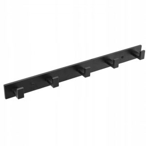 Wieszak na ubrania na ścianę czarny aluminiowy haczyk loft – Yoka 834512 Wieszak na ubrania na ścianę czarny aluminiowy haczyk loft – Yoka 834512