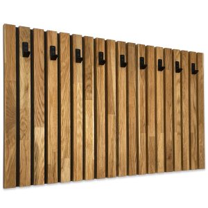 Wieszak na ubrania na ścianę Lamele 100cm 390099 Wieszak na ubrania na ścianę Lamele 100cm 390099