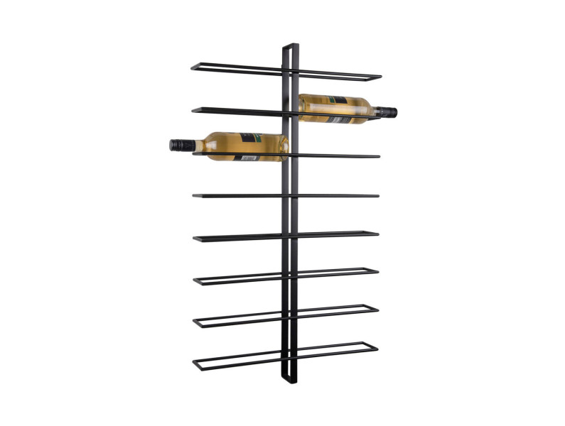 Wieszak na wino DUAL, na 16 butelek, 81 x 10 x 32,5 cm 447836