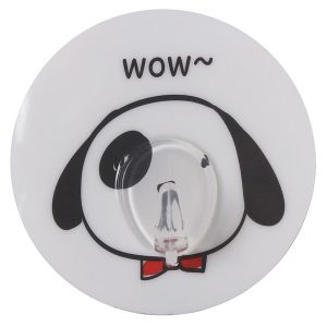 Wieszak pojedynczy Wow czarno-biały 50162 Wieszak pojedynczy Wow czarno-biały 50162