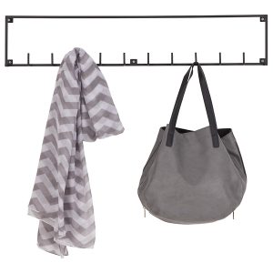 Wieszak ścienny Dora 83 cm czarny 714098 Wieszak ścienny Dora 83 cm czarny 714098
