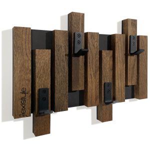 Wieszak ścienny na ubrania Lamele Mini 40cm brązowy 390068