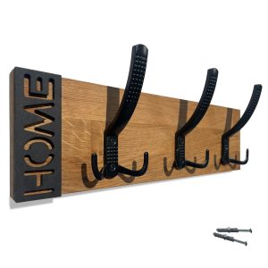 Wieszak ścienny na ubrania Modern Oak 40cm 390082 Wieszak ścienny na ubrania Modern Oak 40cm 390082