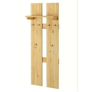 Wieszak ścienny pionowy 164×60 cm drewniany 511223 Wieszak ścienny pionowy 164×60 cm drewniany 511223